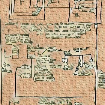 Modern art. Image of schematic diagram. 3D rendering