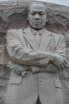 Washington, DC, USA / 9/24/2020: Dr. Martin Luther King Jr. Monument.