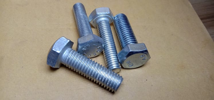 Iron Made Nut and Bolt Closeup For Sell