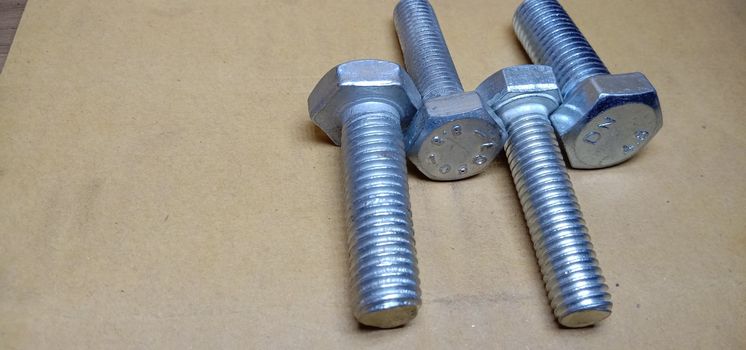 Iron Made Nut and Bolt Closeup For Sell