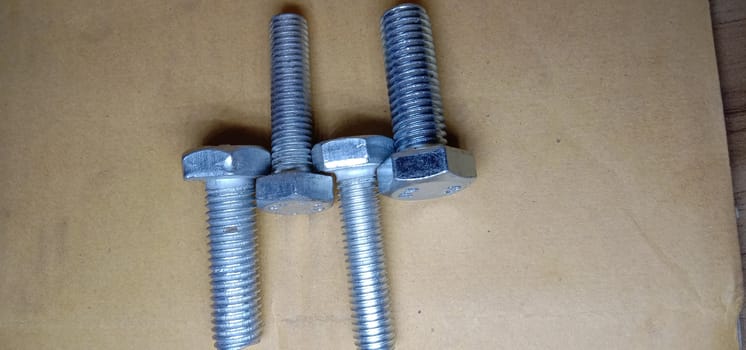 Iron Made Nut and Bolt Closeup For Sell