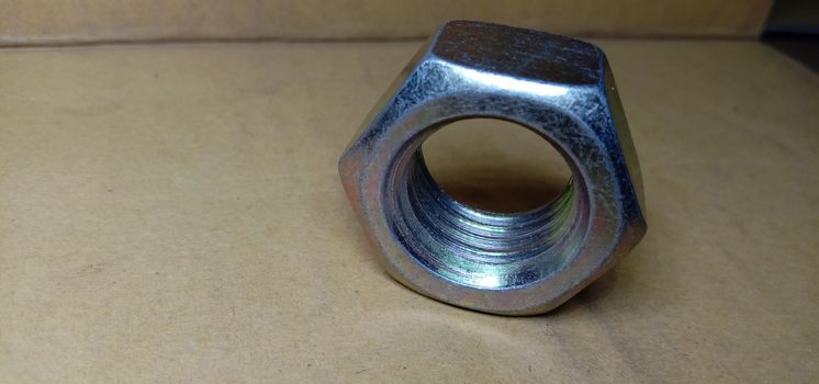 Iron Made Nut and Bolt Closeup For Sell