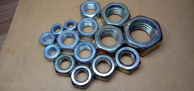 Iron Made Nut and Bolt Closeup For Sell