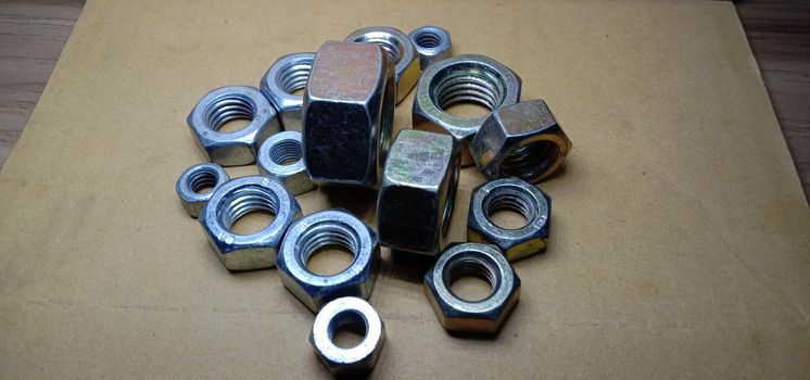 Iron Made Nut and Bolt Closeup For Sell