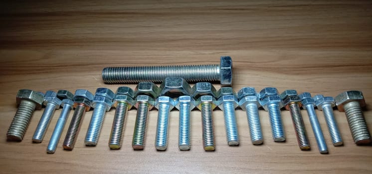 Iron Made Nut and Bolt Closeup For Sell