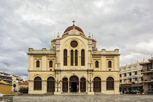 Greece, Crete, Heraklion - 10/02/2015: Cathedral of Saint Mina (Minas) - Agios Minas