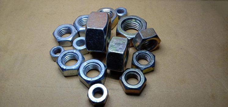 Iron Made Nut and Bolt Closeup For Sell