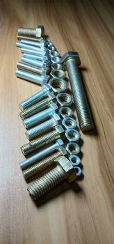 Iron Made Nut and Bolt Closeup For Sell