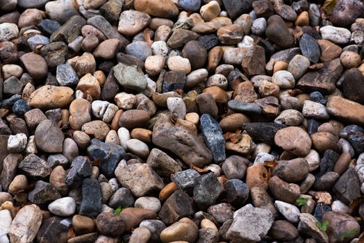 Close up of stones from a construction site