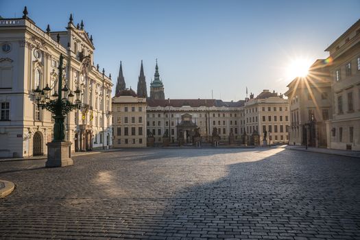 Prague castle Located in the Hradcany district is the official residence and office of the President of the Czech Republic