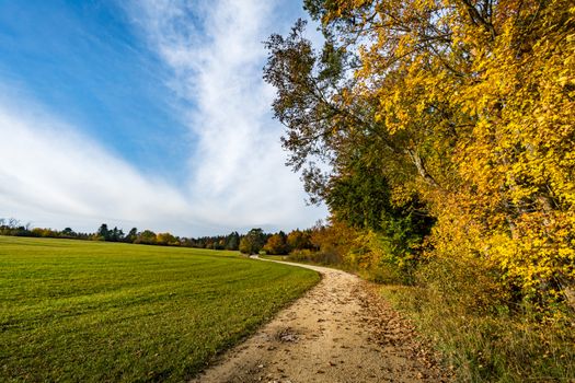 Fantastic autumn hike in the beautiful Danube valley at the Beuron monastery with beautiful views and rocks