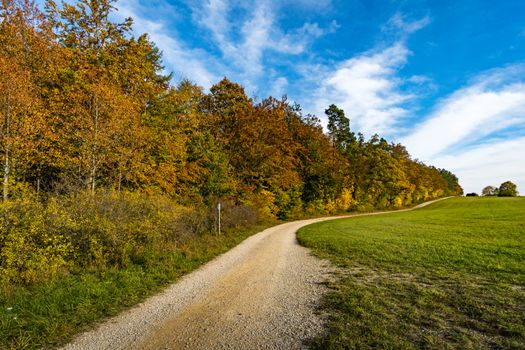 Fantastic autumn hike in the beautiful Danube valley at the Beuron monastery with beautiful views and rocks