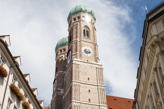 Famous cathedral Frauenkirche in Munich, Bavaria, Germany.
