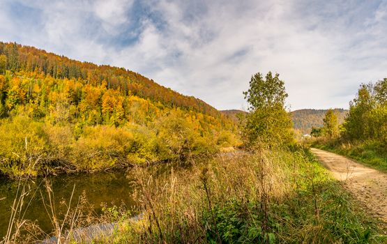 Fantastic autumn hike in the beautiful Danube valley at the Beuron monastery with beautiful views and rocks