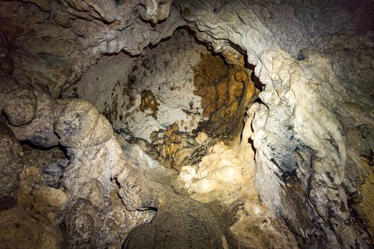 The Sperberloch at the Jagerhaus a cave in the Danube valley near Beuron in the Sigmaringen district