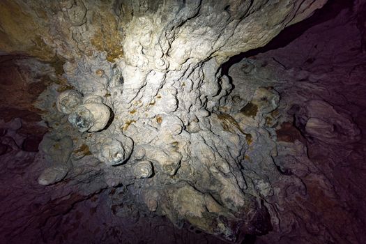 The Sperberloch at the Jagerhaus a cave in the Danube valley near Beuron in the Sigmaringen district