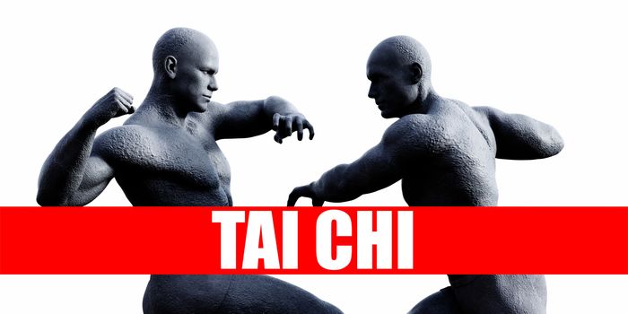 Tai chi Class Combat Fighting Sports Background