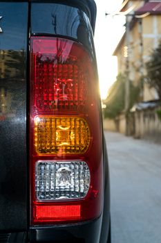 Rear lights of a motor vehicle