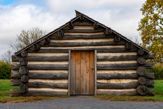 Reproductions of General Muhlenberg's Brigade Huts at Valley Forge National Historical Park