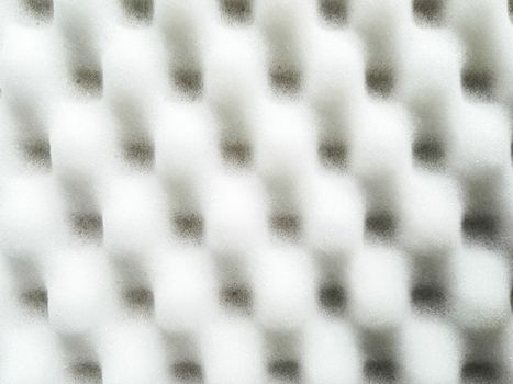 White foam sponge texture background