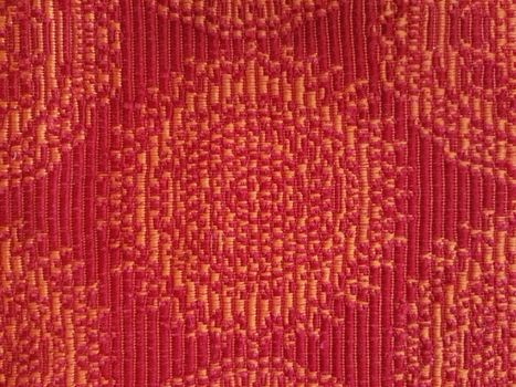 Colerful red fabric texture background.