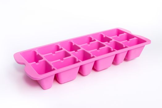 Colorful Pink ice tray a device for Ice