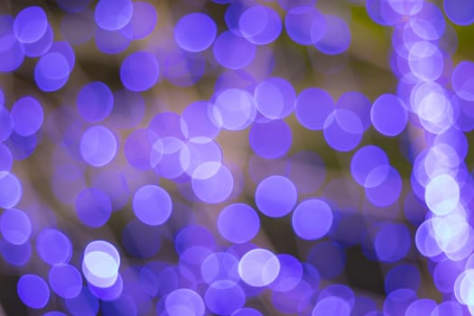 Blur - abstract bokeh circle string lights for background wallpaper