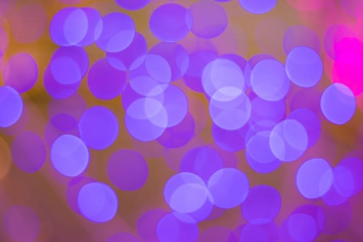 Blur - abstract bokeh circle string lights for background wallpaper