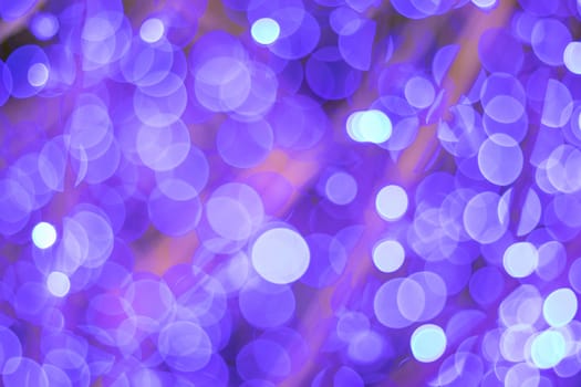 Blur - abstract bokeh circle string lights for background wallpaper