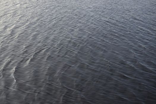 3 - Evening daytime full frame gently rippled lake water. smooth sunlight gives gradual colors across the frame.