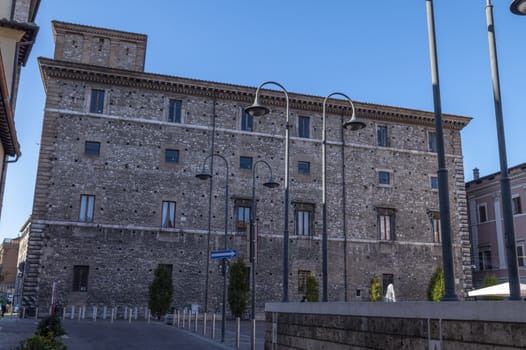 terni,italy september 01 2020:town hall of terni seen from the side