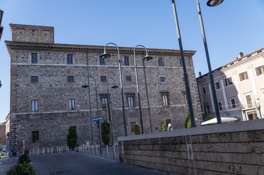 terni,italy september 01 2020:town hall of terni seen from the side