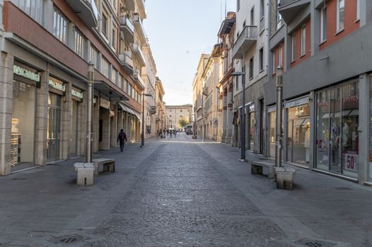 terni,italy september 01 2020:coure of tacit cornelius without people cause corona virus
