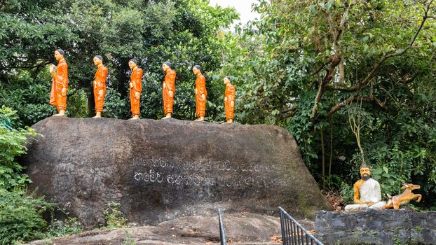 Statues on a rock in buena vista parent organization