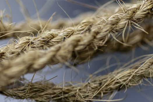 Coir Twine close up macro out of focus background photograph