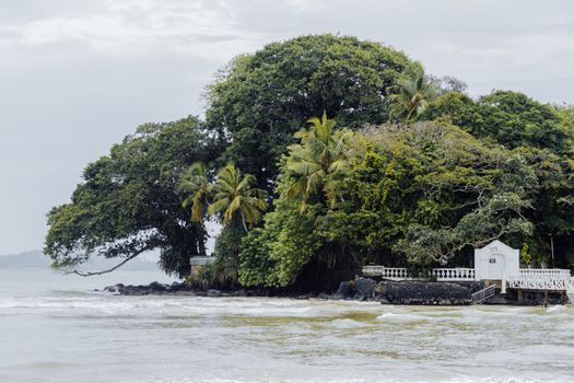 Beautiful Taprobane island's luxury mansion with ocean view