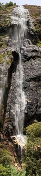 Diyaluma waterfall in Koslanda, verticle photograph