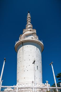 unusual and historical tower in sri lanka