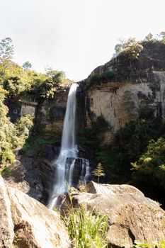 Ramboda Falls long exposure photograph