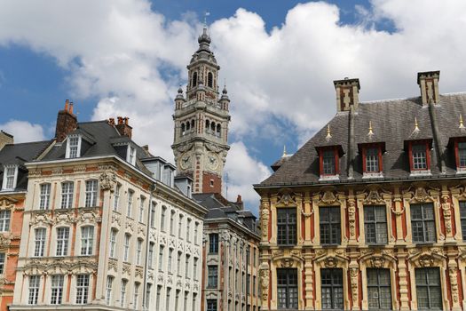 The Grand Place of Lille in France