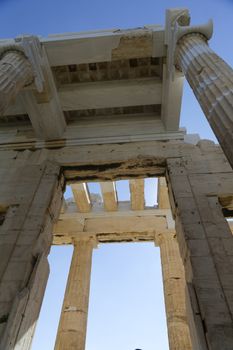 The Parthenon at the Acropolis in Athens, Greece