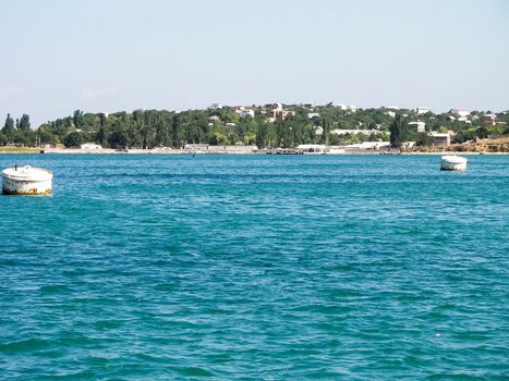 waters of the black sea near Sevastopol.