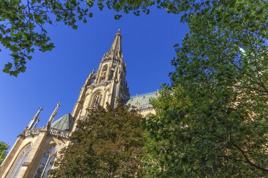 New Cathedral of the Immaculate Conception, Neuer Dom, by day in Linz, Austria