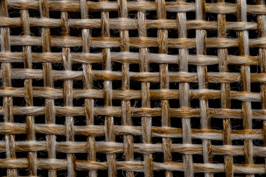 Brown sack or Burlap texture background and empty space.