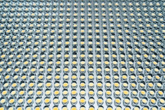 Close up LED lighting ,LED video and photography light background.