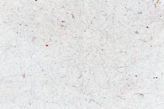 domestic cat hair, fur and dust pollution on white flat surface texture and background