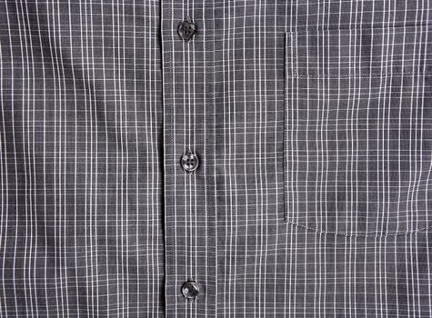 Close up of a black mens shirts