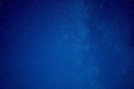 Star night galaxy stars space dust in the universe, Long exposure photograph, with grain. Summer night sky Milkyway nightscape