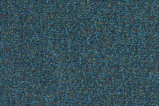 Seamless texture of flat blue synthetic furniture upholstery with motley fine details.