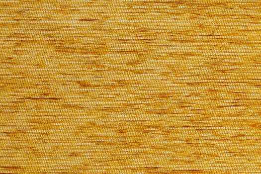 Orange flat short hard fluff dense fabric background, close up without any blurring